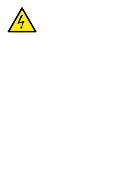 Fichier:Logo attention electricité.svg